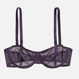 CUUP mesh balconette bra size 34B - Dusk